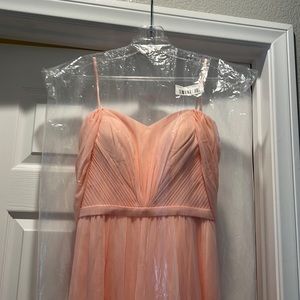 Brand New Long Peach Dress